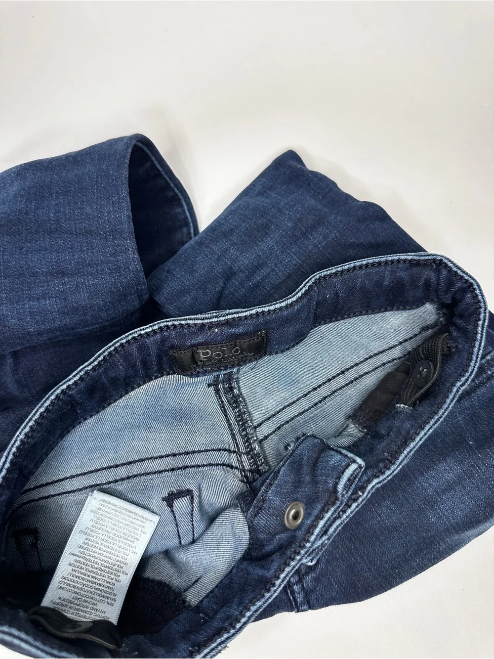 Polo Ralph Lauren Girls Dark Wash Skinny Jeans Size 6